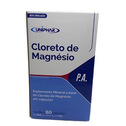 Cloreto Magnesio 500Mg C/60 Caps