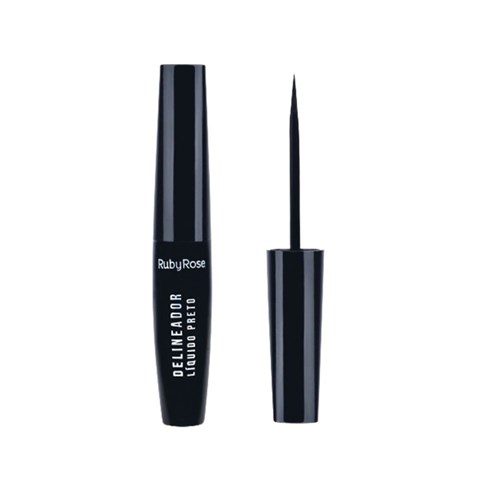 Delineador Liquido Preto 1Dz Hb8406N Rubyrose