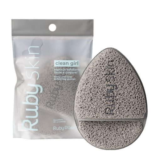 Esponja Esfoliante Puff Clean Girl Ruby Skin Hba70002 Ruby R