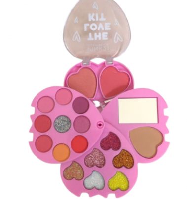 Kit De Maquiagem The Love (Sombras,Blush E Pó Compacto) C/12