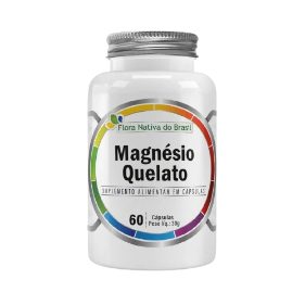 Magnesio Quelato 500Mg 60Caps Flora Nativa
