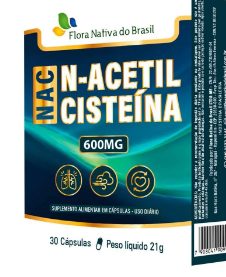 Nac Acetilcisteina 600Mg 30Caps Flora Nativa