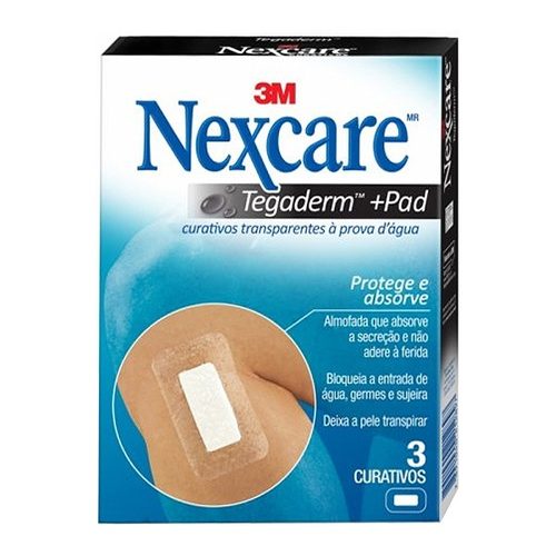 Curativo Tegaderm Com Pad C/3 Nexcare