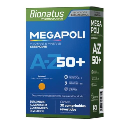 Megapoli A-Z Homem 50+ 30Comp