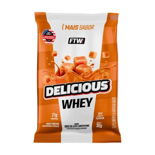 Whey Delicious Doce De Leite Argentino Sach 30G Ftw