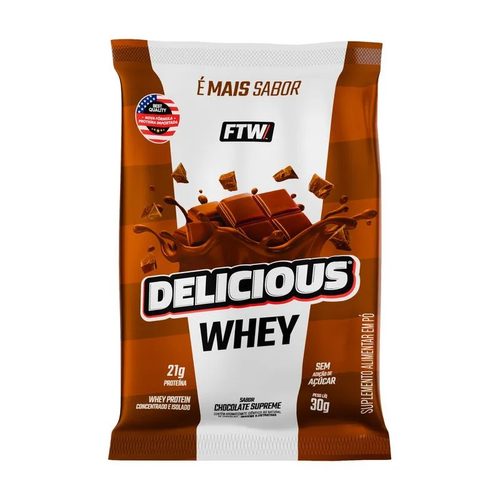 Whey Delicious Chocolate Supreme Sach 30G Ftw