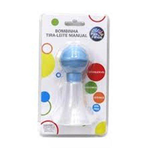 Bomba Tira Leite Manual Azul