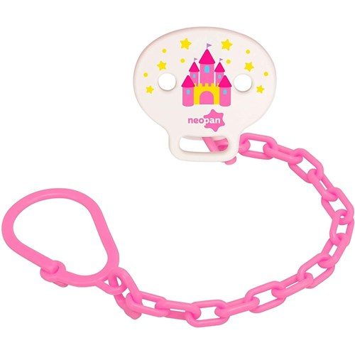 Prendedor De Chupeta Fita Rosa