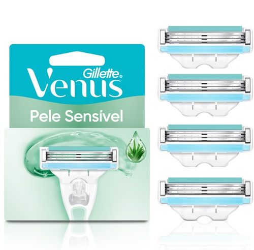 Carga Gillette Venus Pele Sens 4 Un