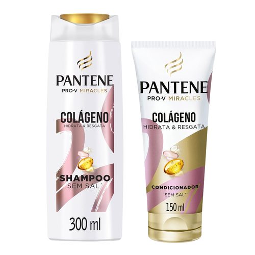 Kit Pantene Colageno Hidra Resgata Sh 300Ml Cond 150Ml 6X300