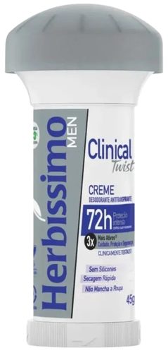Creme Desod Antit 72H Herbissimo Clin Men Twis 45G