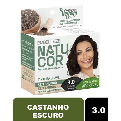Tint Natucor 03.00 Cast Escuro Un