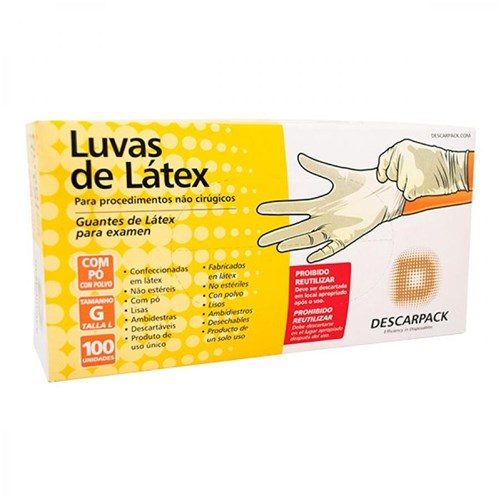 Luva Proc Descarpack Gd C/100