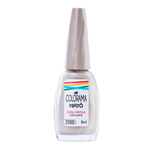 Esmalte Colorama Retro Zaza Cintilante Nu 8Ml