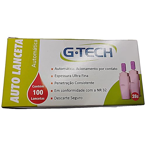 Auto Lanceta G-Tech Mini 28G C/100-Lana28G2