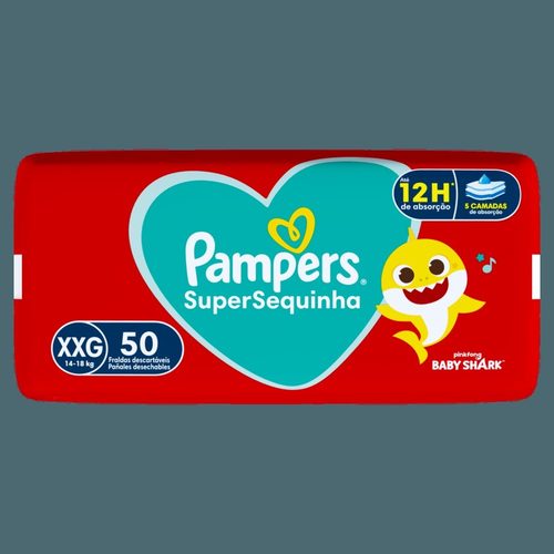Fr Pampers Supersequinha Super Xxg 50