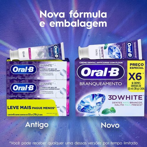 Cr D Oral B 3D Whi 70G 6U L+P