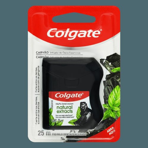 Fio Dental Colgate Natural Ext 25M Carv