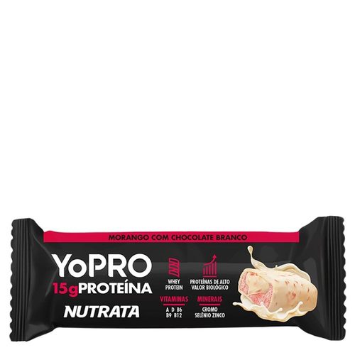 Barra Yopro Nutrata Mor Cho Branco 12X55 Nutrata