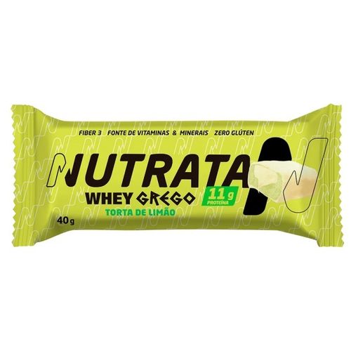 Barra Whey Gre Nutrata Tort Limao 12X40G Nutrata