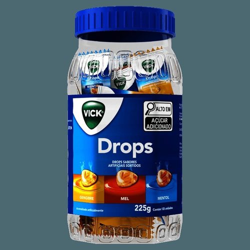 Vick Pastilha Sortid Drops 225G
