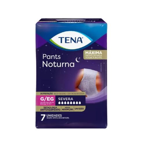Roupa Intima Tena Pants Noturna G/Eg C/7