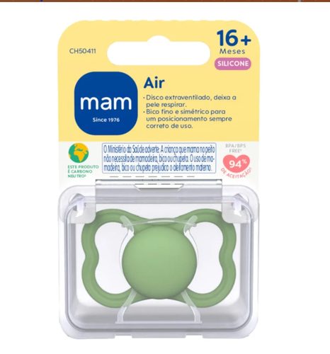 Chupeta Mam Air 18+ Azul