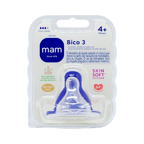 Bico Mam 3 Fluxo Rapido