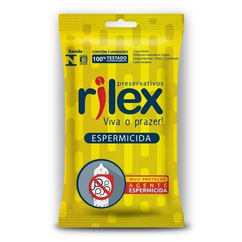 Preservativo Rilex Espermicida C/3 - Rilex