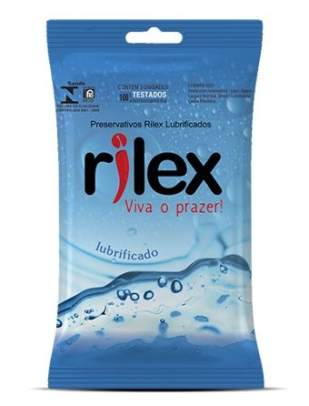 Preservativo Rilex Lubrificado C/3 - Rilex