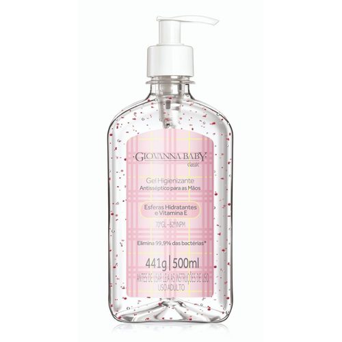 Gel Higieniz Giovanna Baby 500Ml Classic - 61632