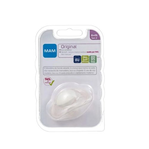 Chupeta Mam Original 6+ Meses - Neutra Emb Unit