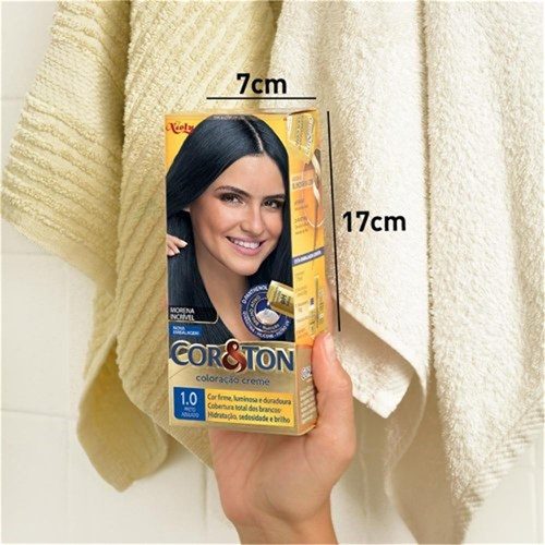 Tint Cor&Ton Cr 1.0 Preto Azul
