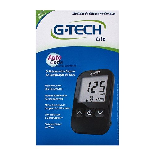 Medidor Glicemia G-Tech C/10