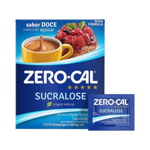 Adocante Po Zero Cal Sucra Sc 50X600Mg