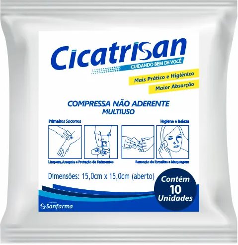 Compres.Gase C/10 Cicatrisan