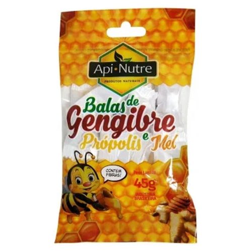 Bala De Gengibre/Propolis E Mel45G
