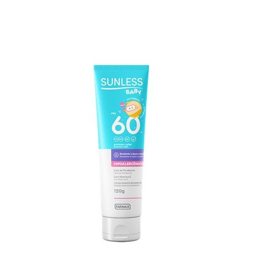 Protetor Solar Baby Fps60 Toque Seco Sunless 120G