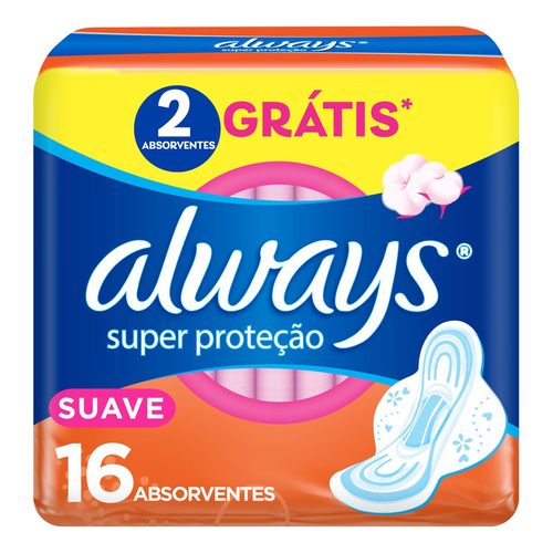 Abs Always S.P Suave 16Un C/A