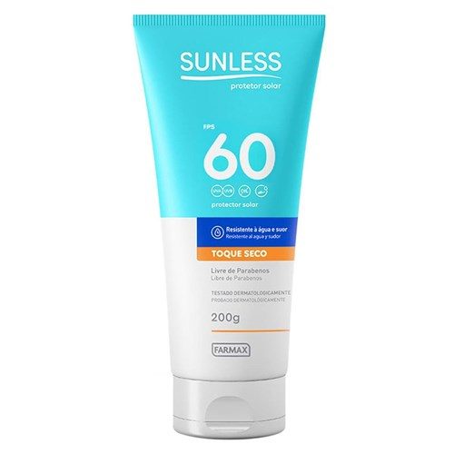 Protetor Solar Fps60 Toque Seco Sunless 200G