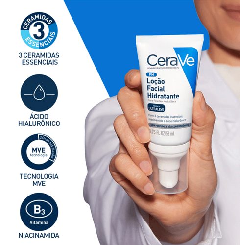 Cerave Locao Facial Hidrat 52Ml